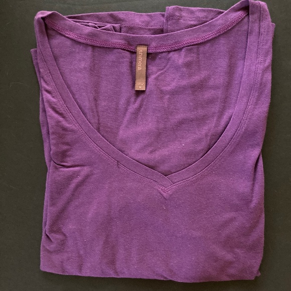 Shimera Long Sleeve V-Neck T-Shirt/Purple/Size M/NEW!/REDUCED PRICE! - Picture 1 of 3